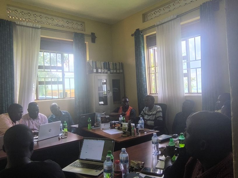 Building Committee members undergoing training on the Building Industry Management System (BIMS).